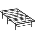 Twin Metal Bed Frame with Under-Bed Storage