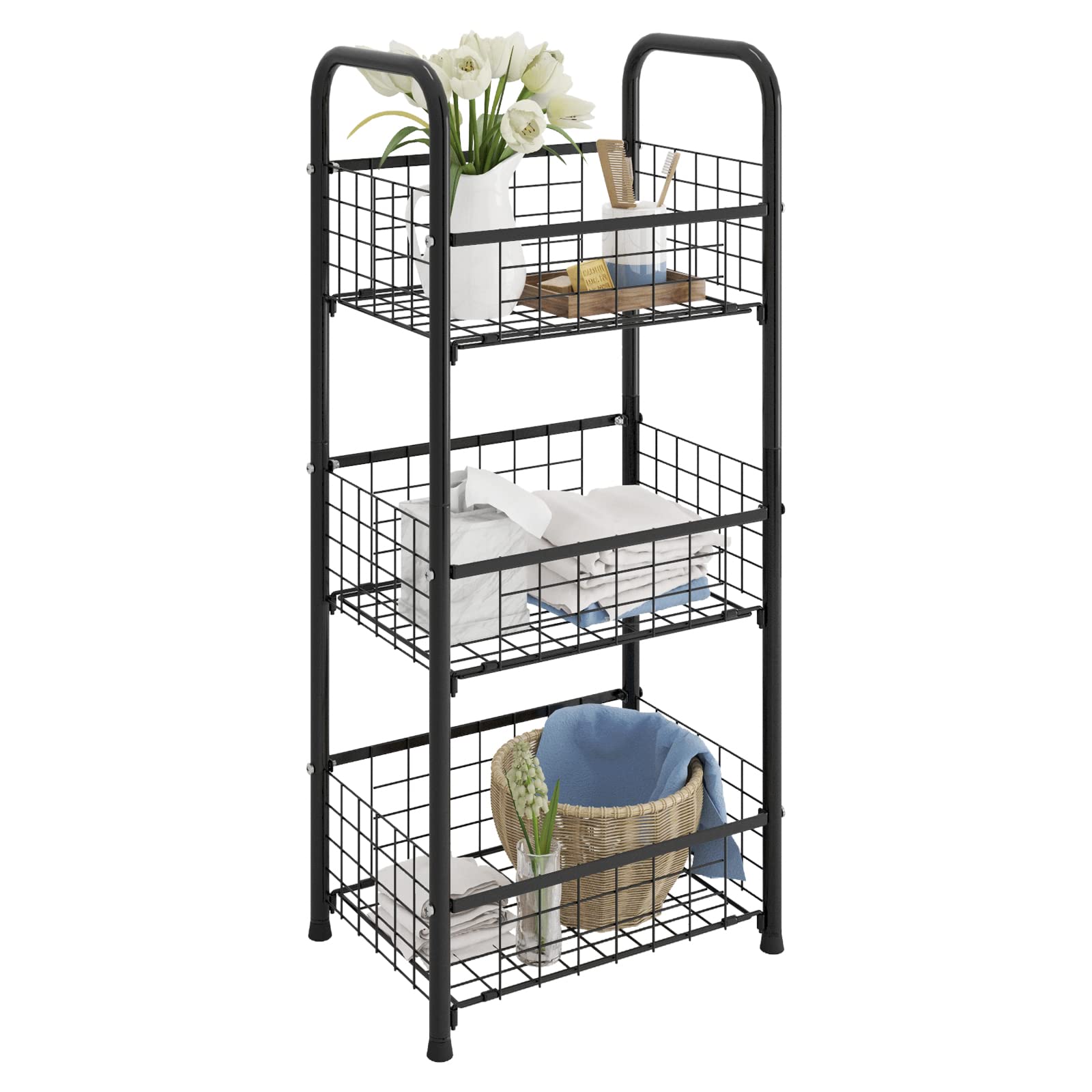 3-Tier Freestanding Open Shelf Unit