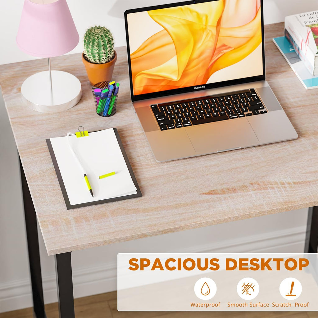 32 Inch Computer Desk with Metal Frame