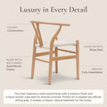 Oak Wishbone Dining Chair with Arms