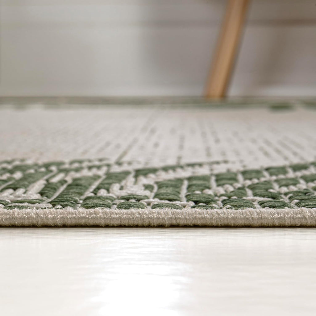 3x5 Palm Frond Indoor/Outdoor Area Rug