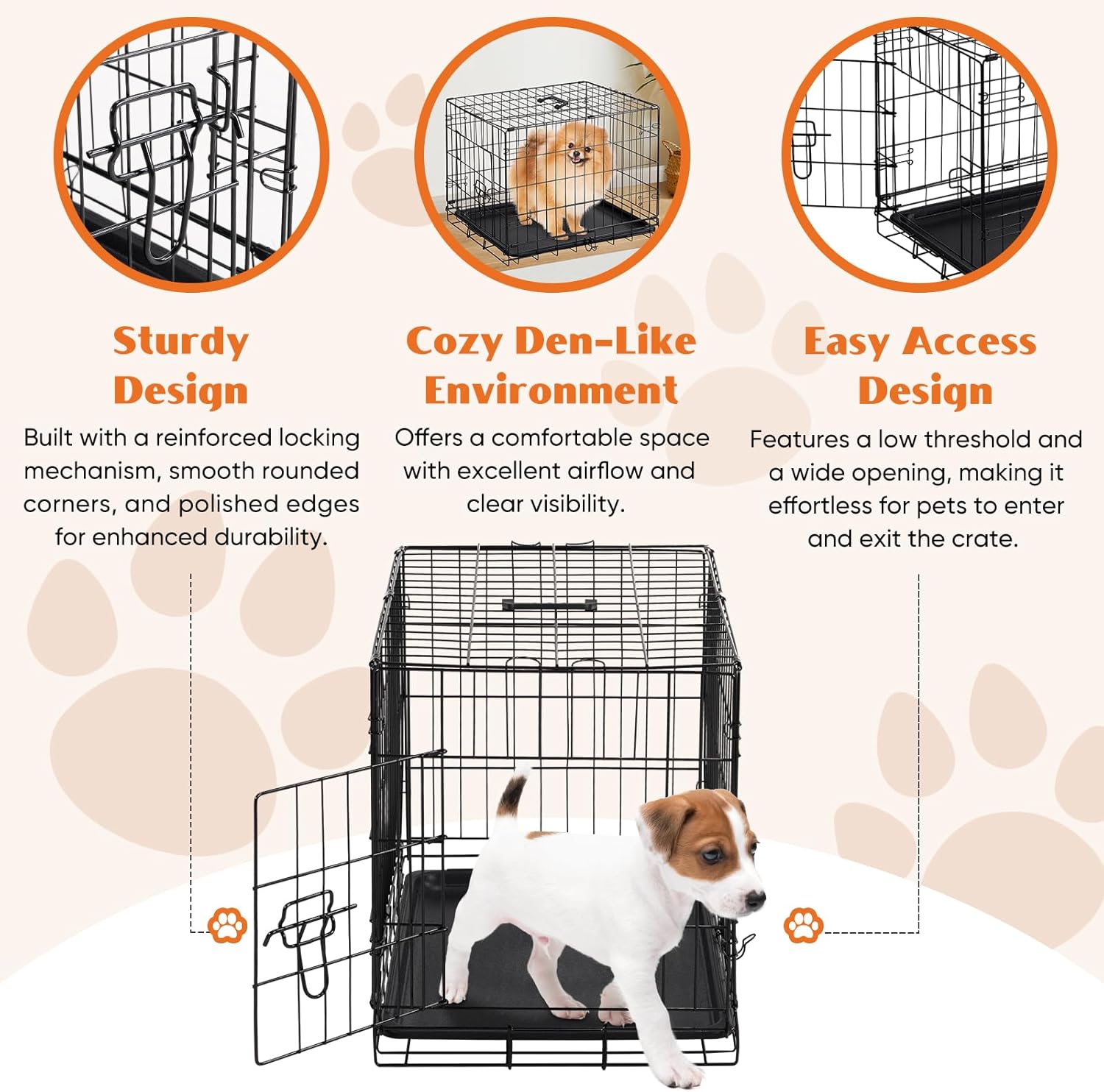 24-Inch Single-Door Dog Crate