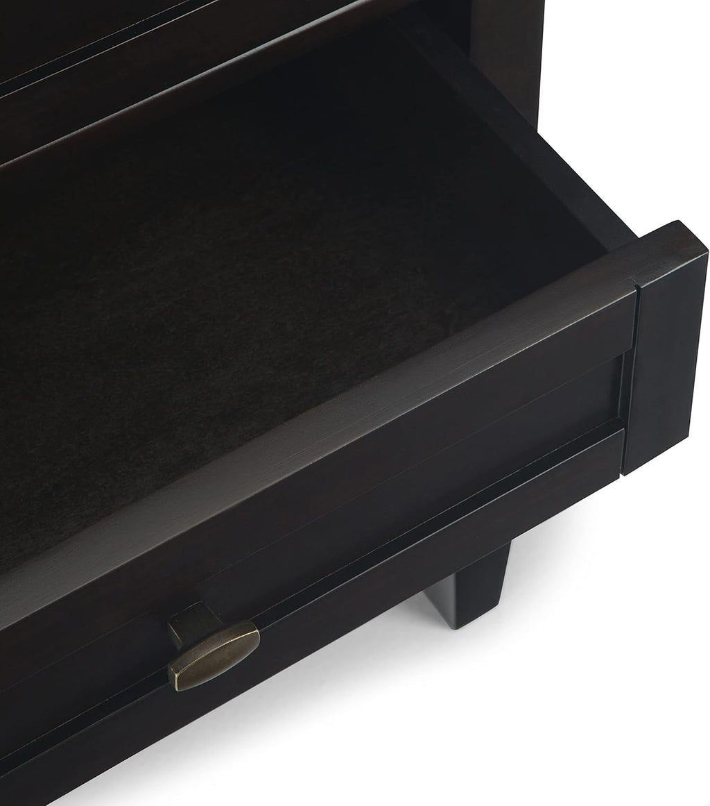 Solid Wood Nightstand 24" Wide