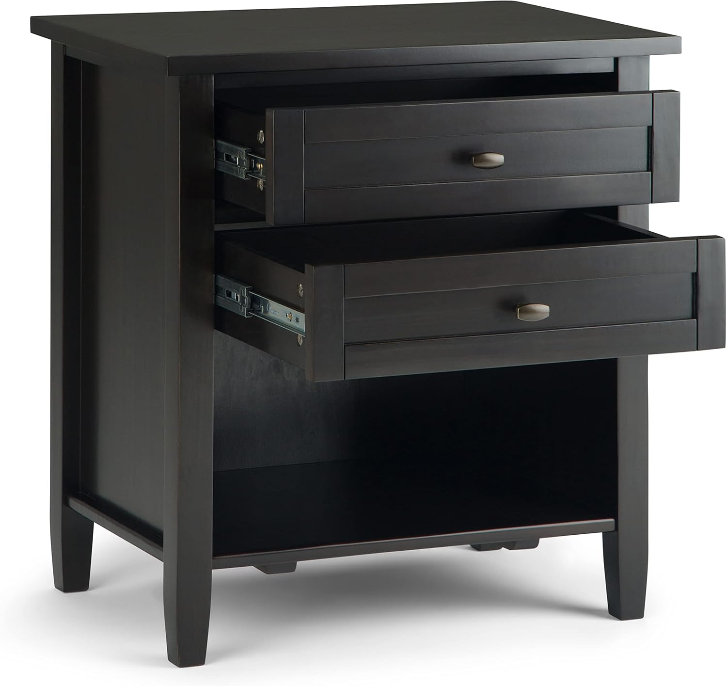 Solid Wood Nightstand 24" Wide