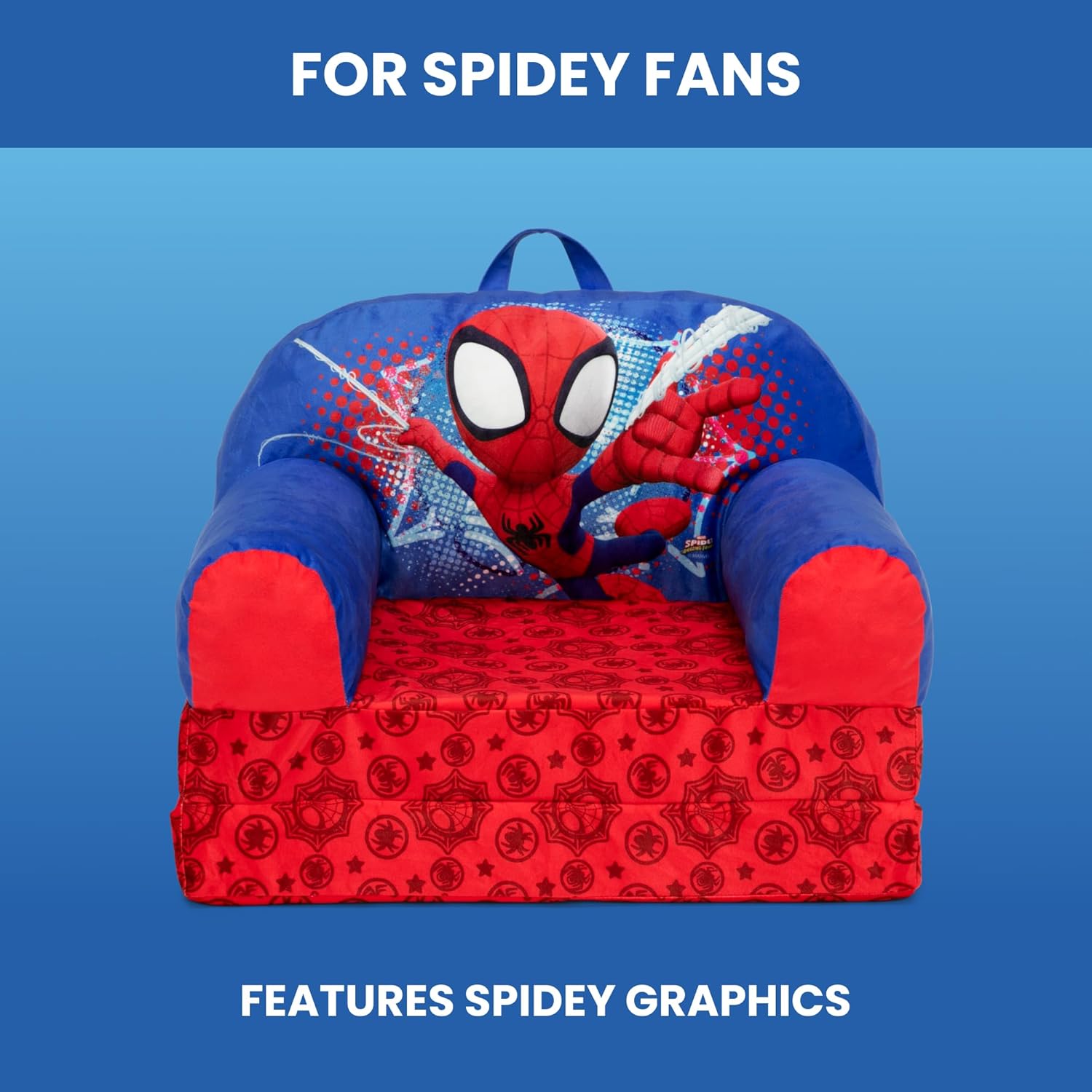Spidey Flip-Out Kids Chair