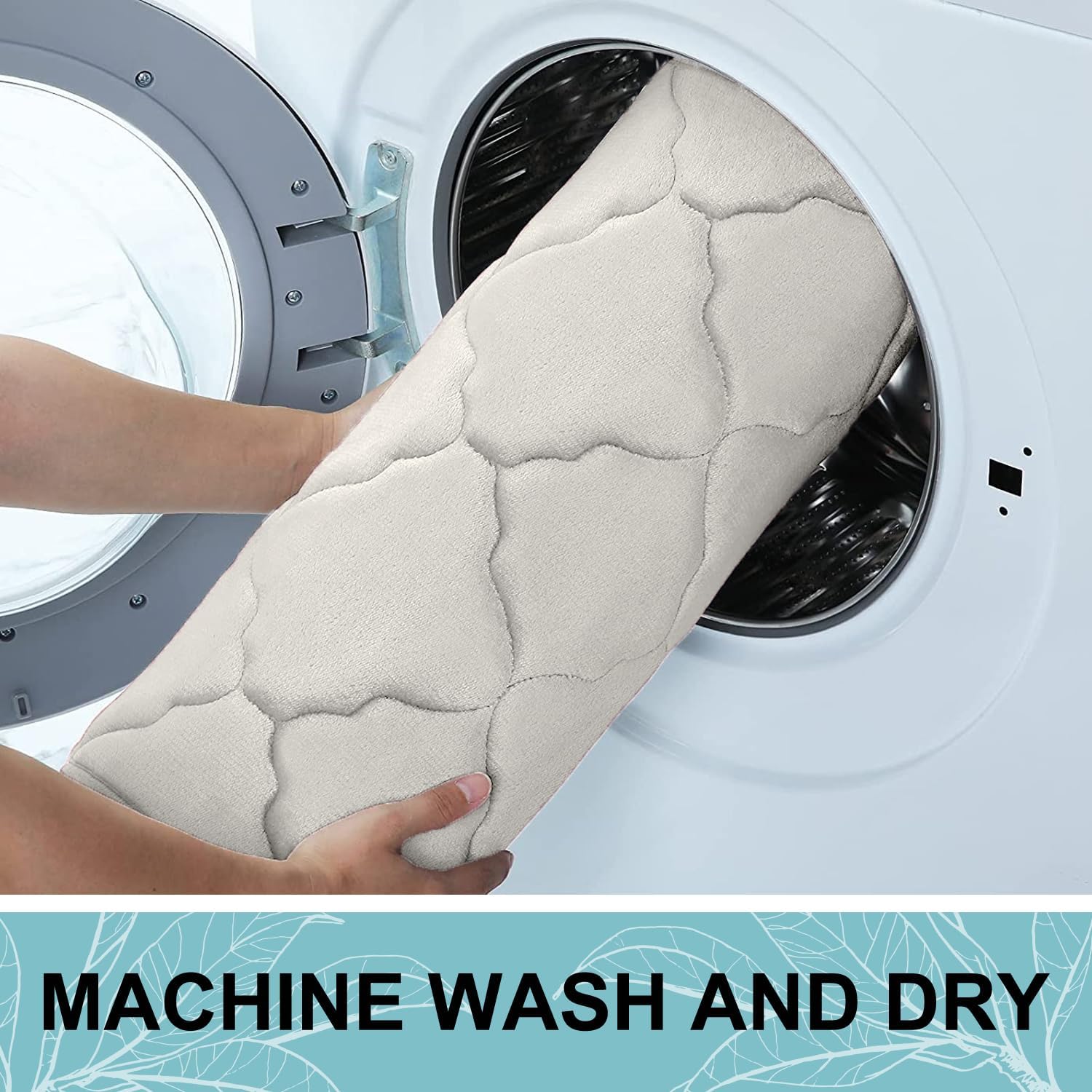 Memory Foam Bath Mat 24x16