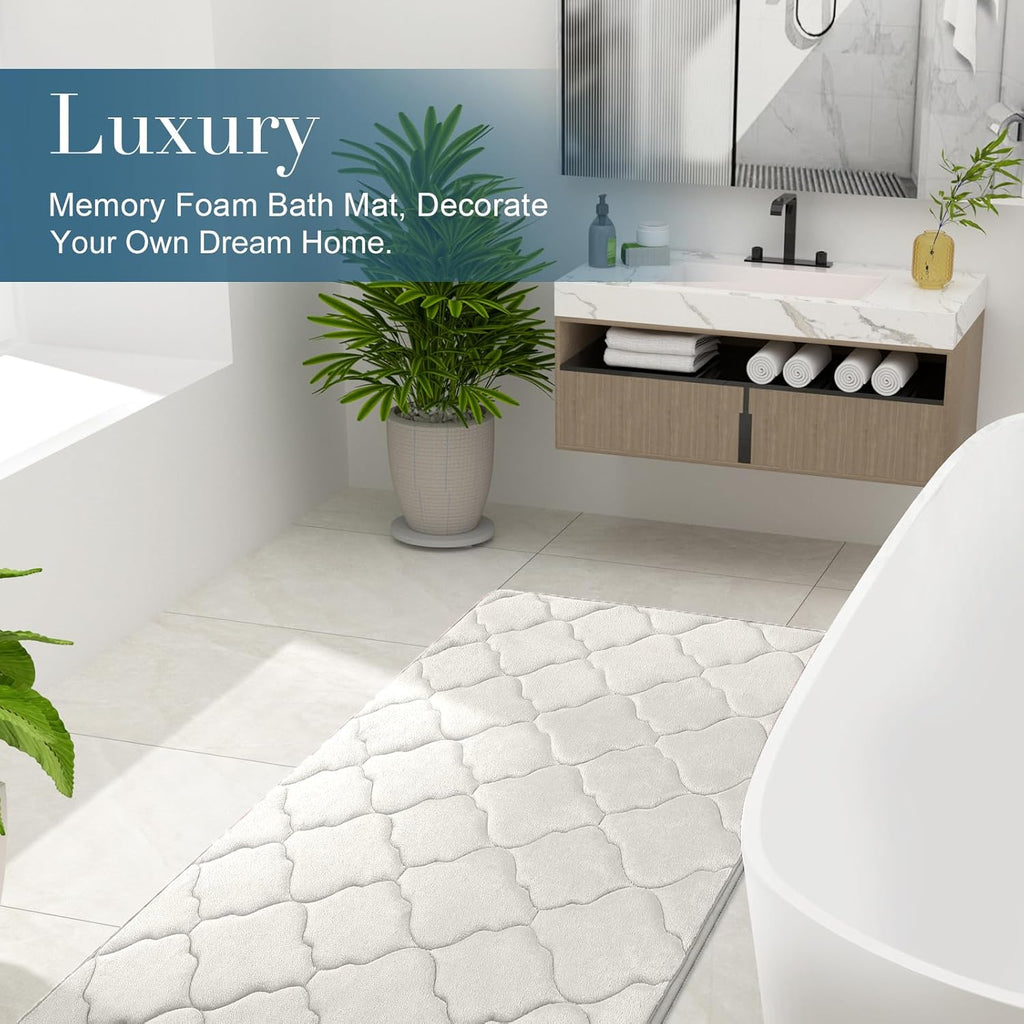 Memory Foam Bath Mat 24x16