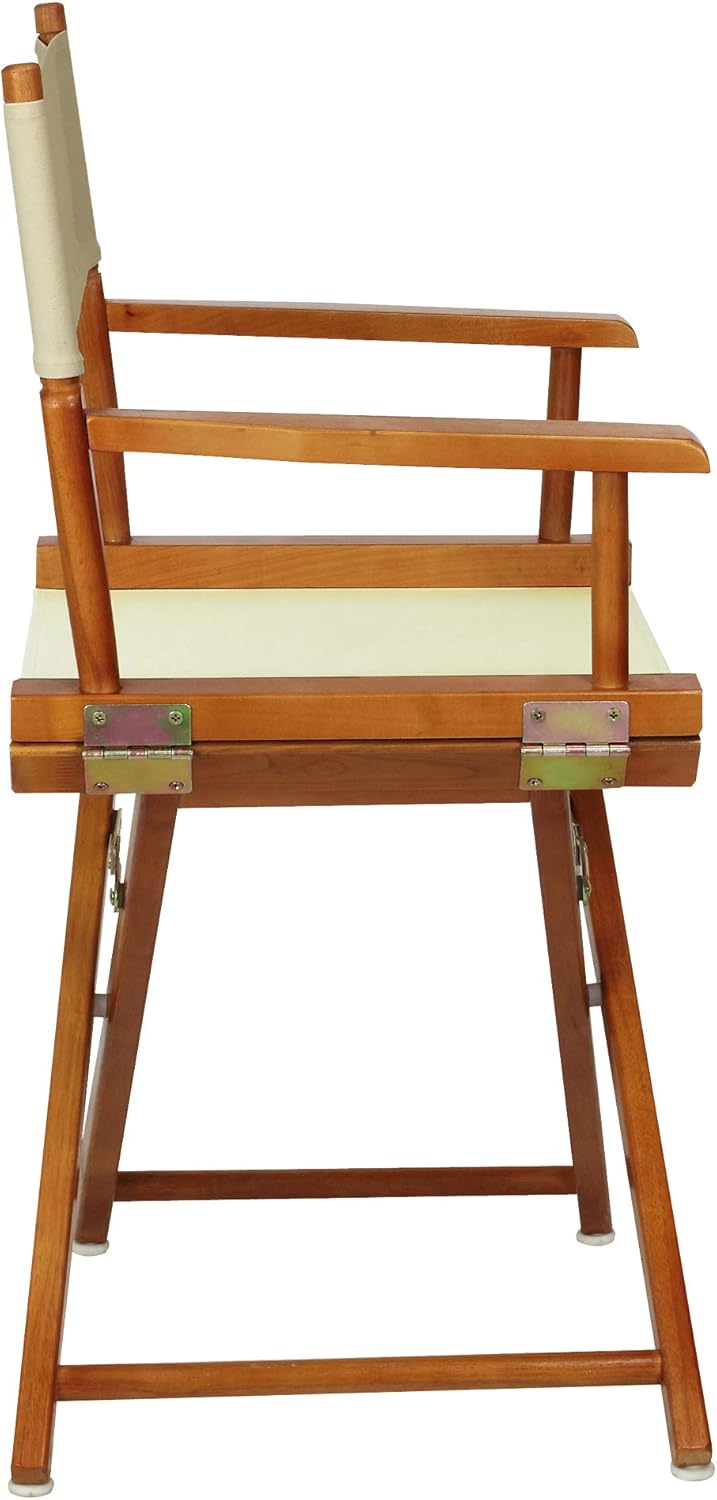 18" Director's Chair with Honey Oak Frame