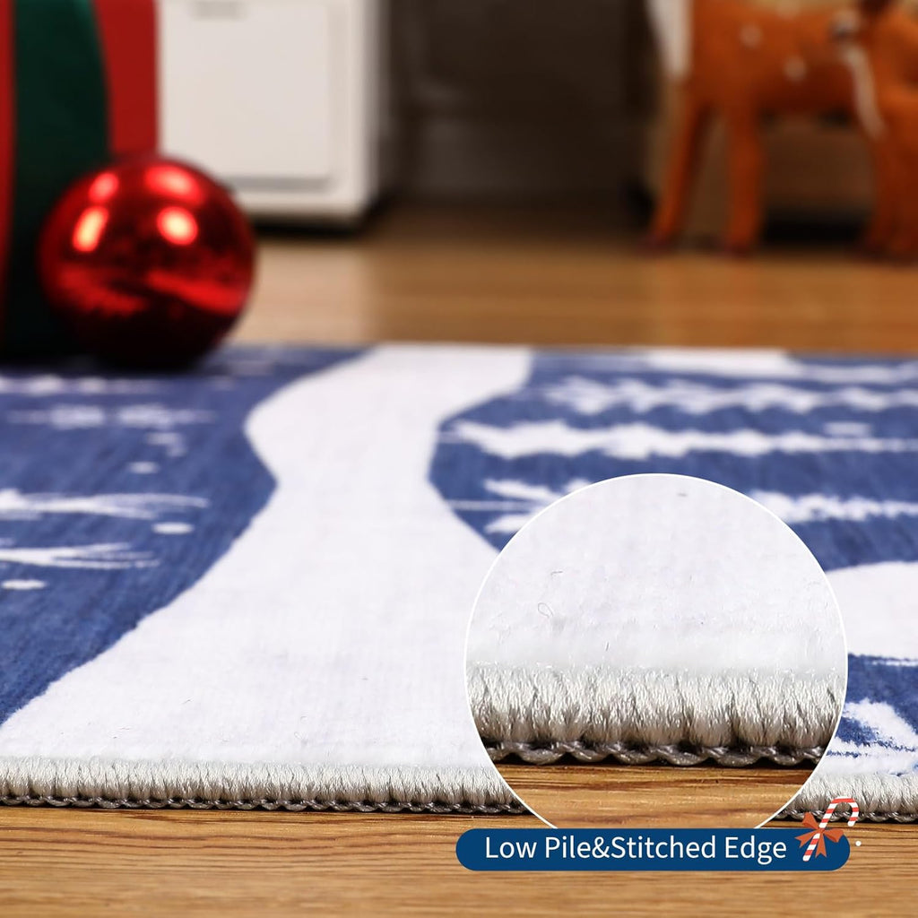 5'x7' Christmas Themed Area Rug