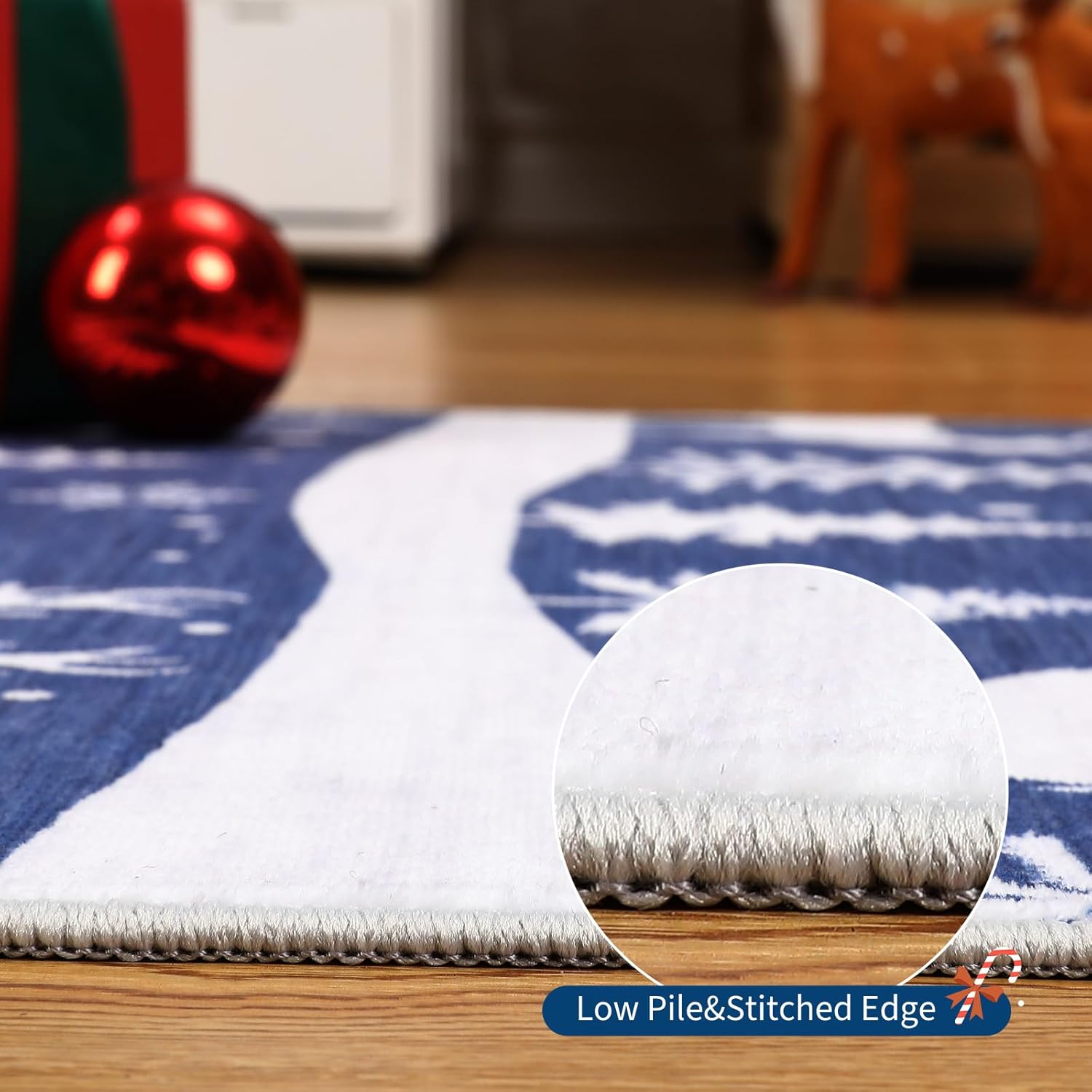 5'x7' Christmas Themed Area Rug