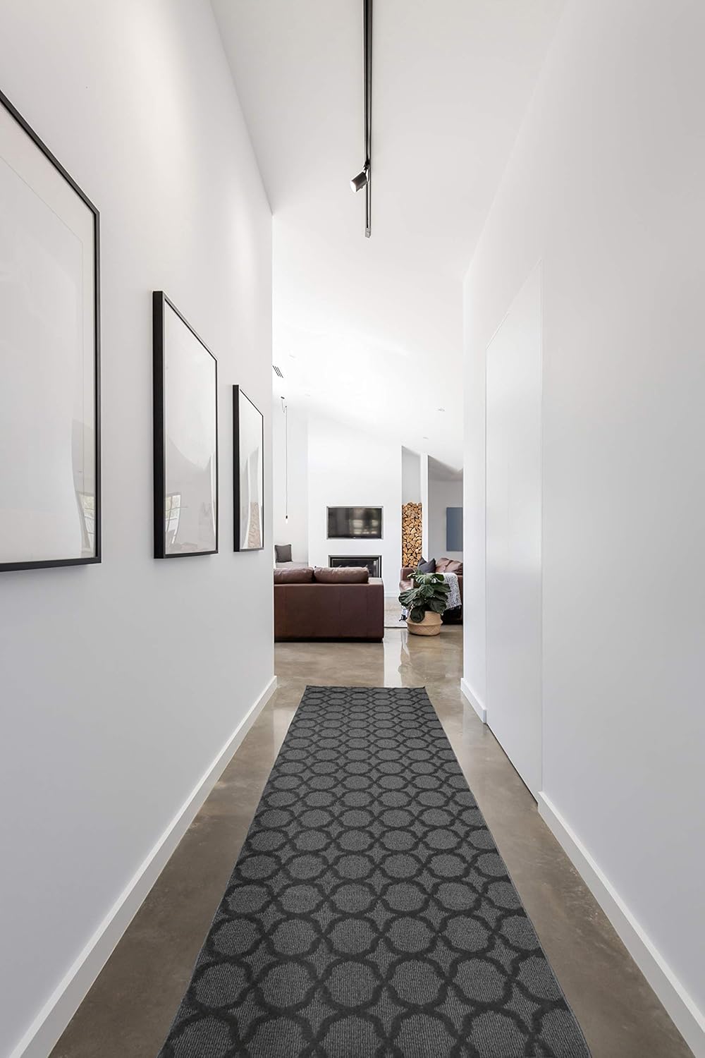 2x12 Cinder Gray Non-Slip Rug