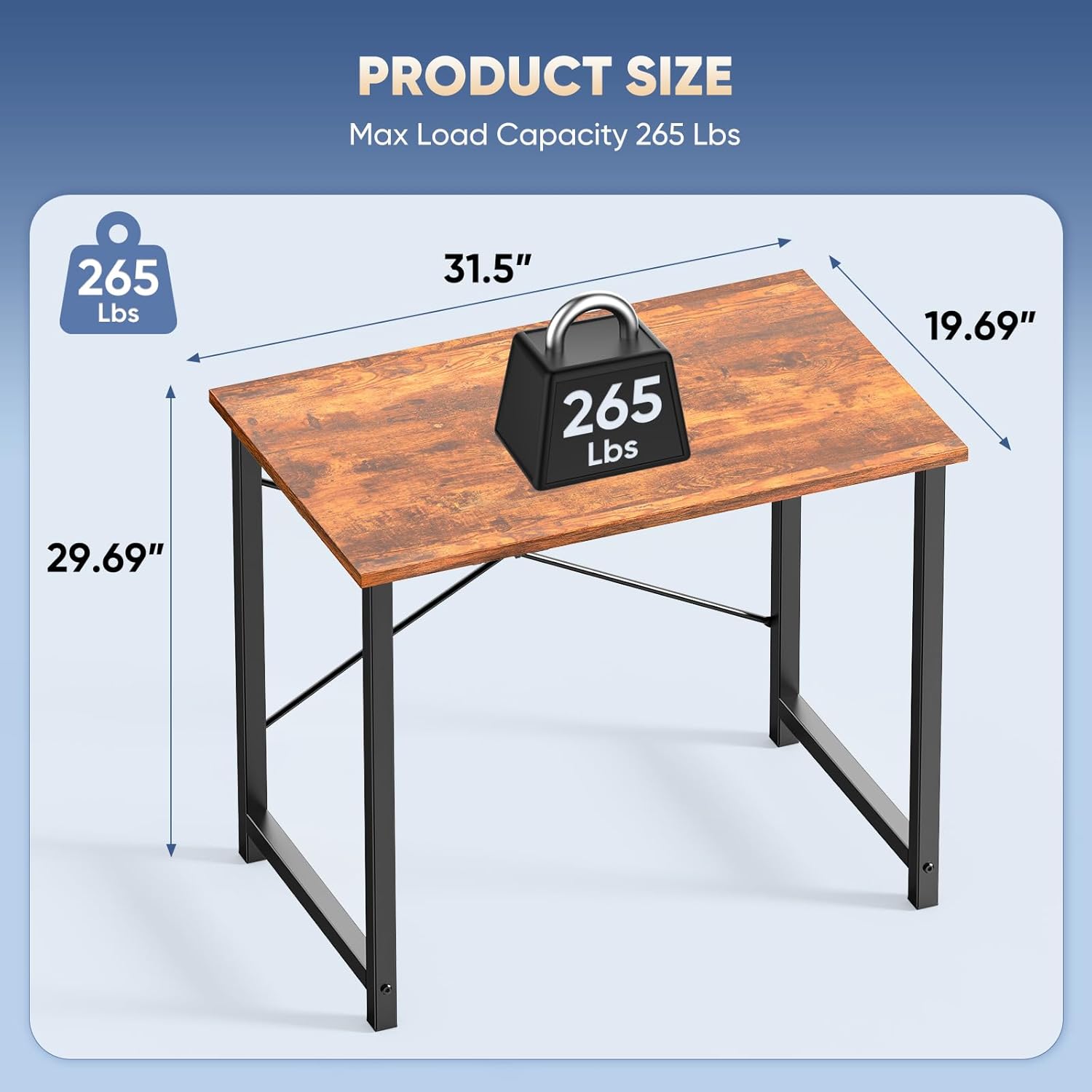 Small Computer Desk 32"