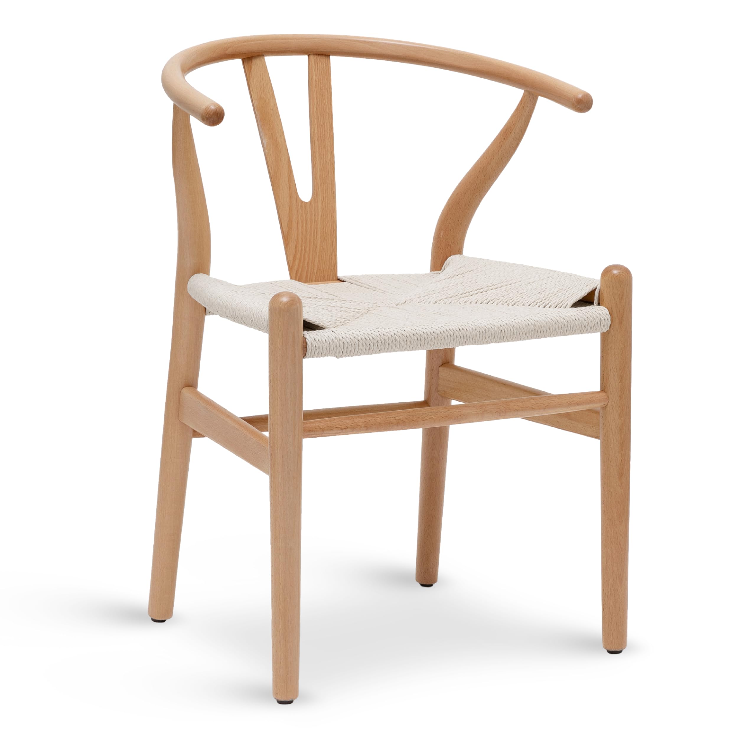 Oak Wishbone Dining Chair with Arms