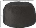 5-Foot Chill Sack Bean Bag Chair Cover in Charcoal