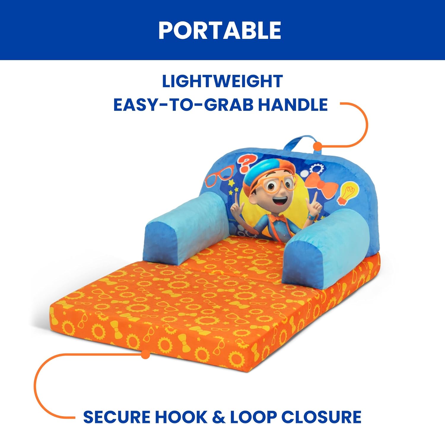 Blippi Kids Flip-Out Chair