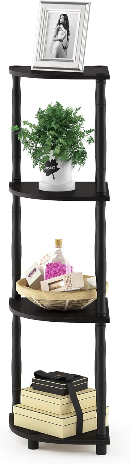 4-Tier Corner Display Rack