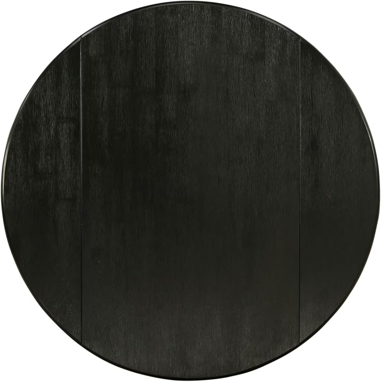 Round Dining Table 42x42 Inch with Dropleaf