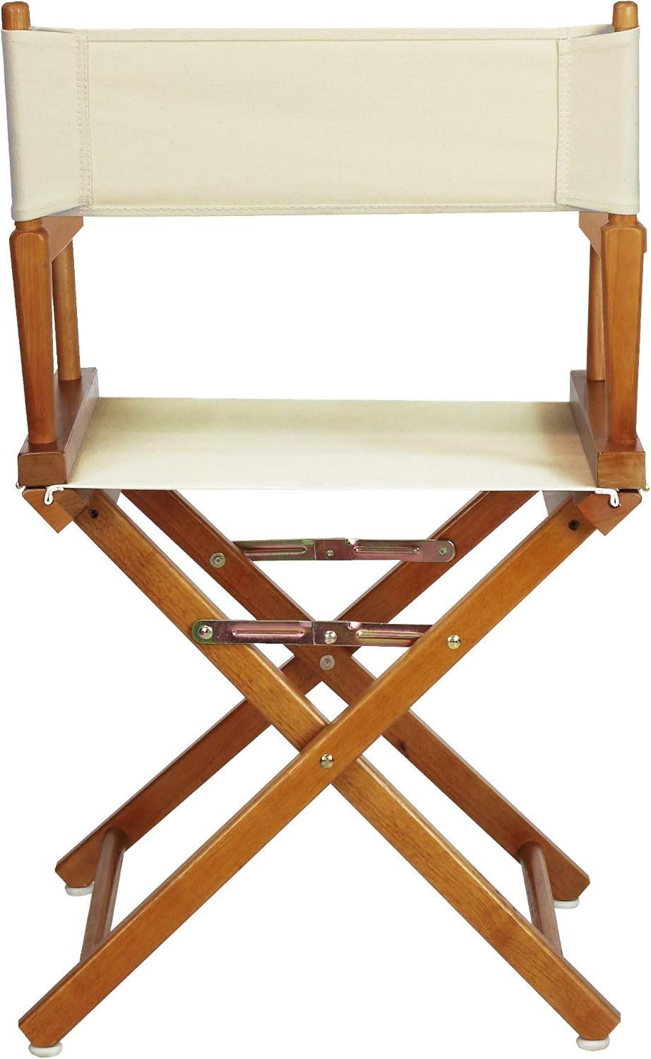 18" Director's Chair with Honey Oak Frame
