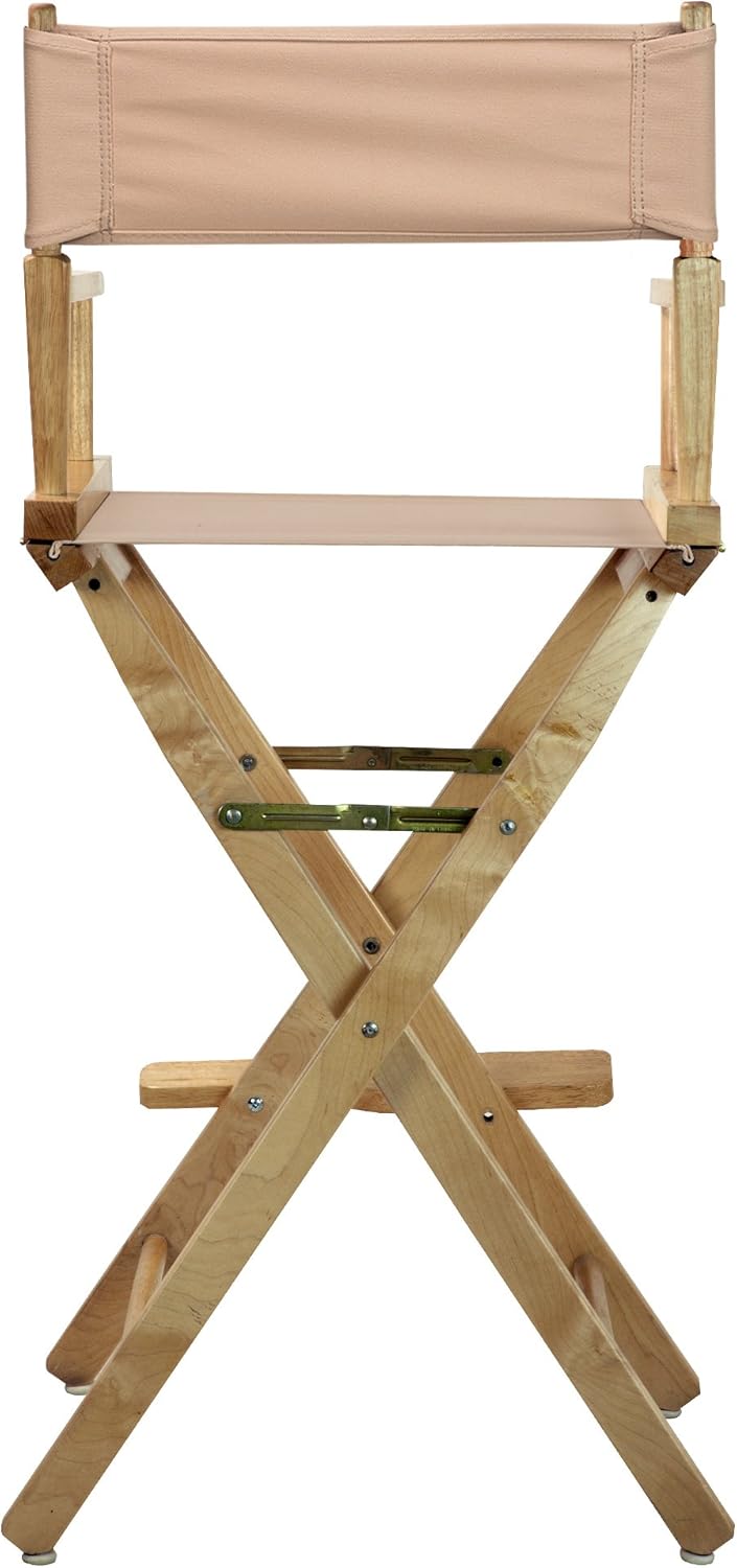 Bar Height Director's Chair with Tan Canvas