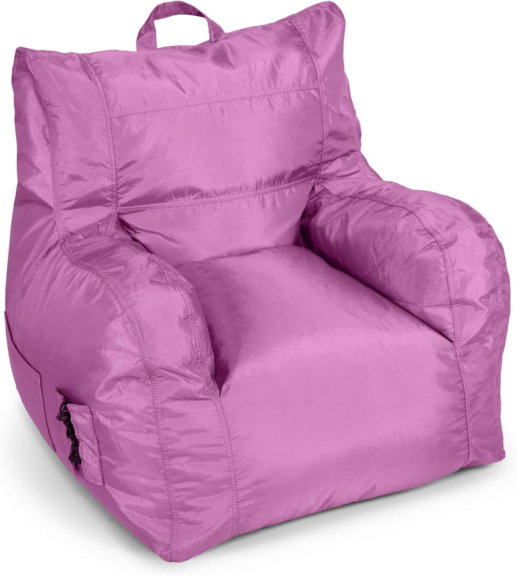 Big Joe Bean Bag Chair with Drink Holder & Pocket