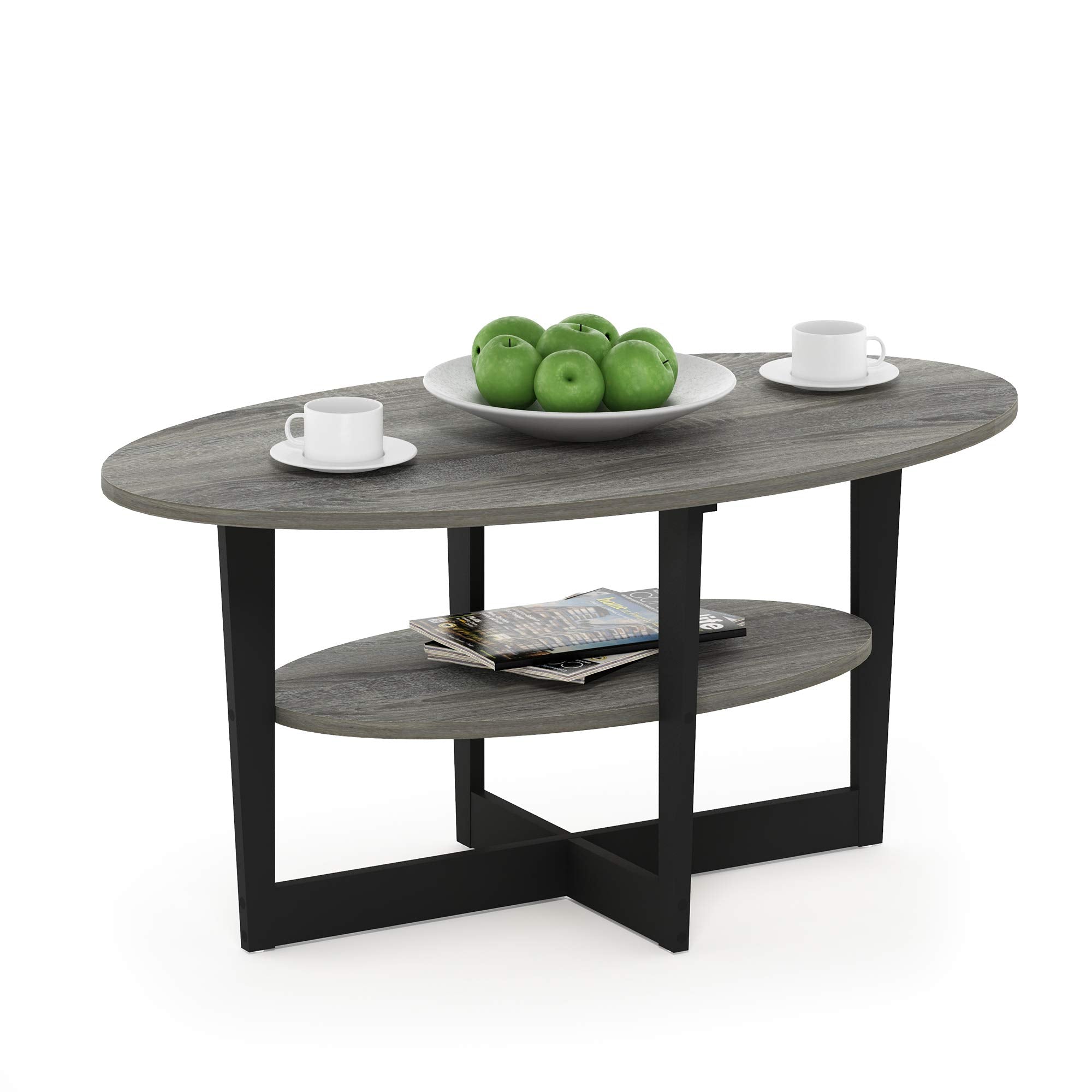 Furinno Coffee Table 19.7"D x 35.4"W x 16.4"H