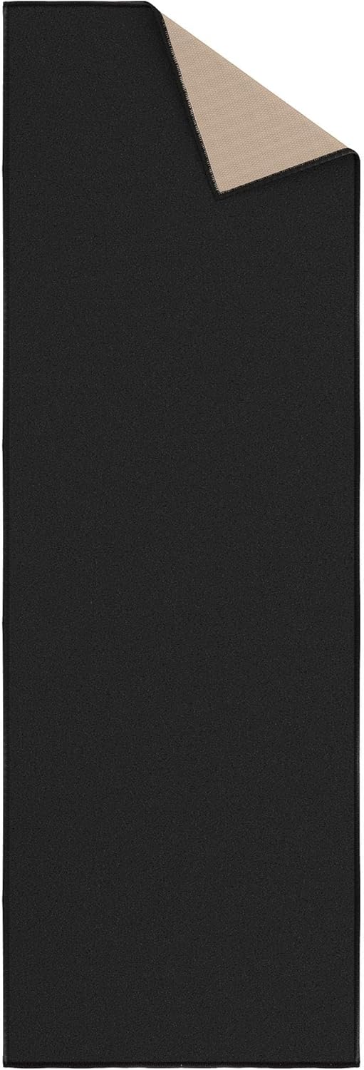 Hallway Runner Rug 20" x 59" Black