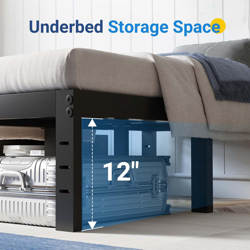 Full Size Metal Platform Bed Frame 14 Inch