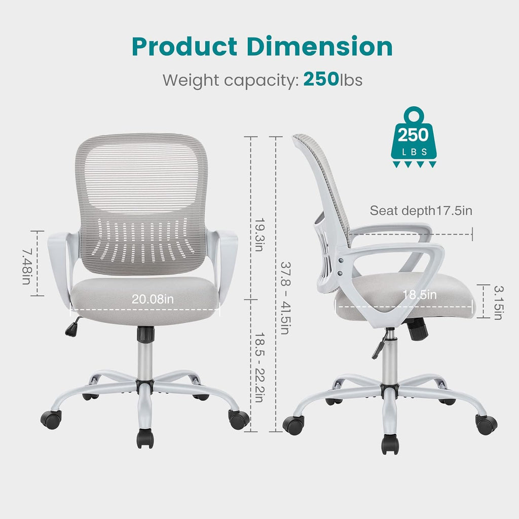 Ergonomic Office Desk Chair with Lumbar Support