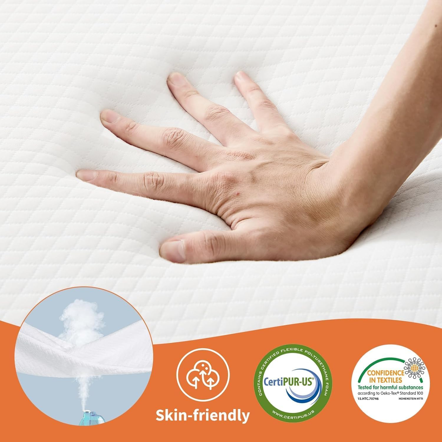 Queen Size Tri-fold Mattress 3 Inch