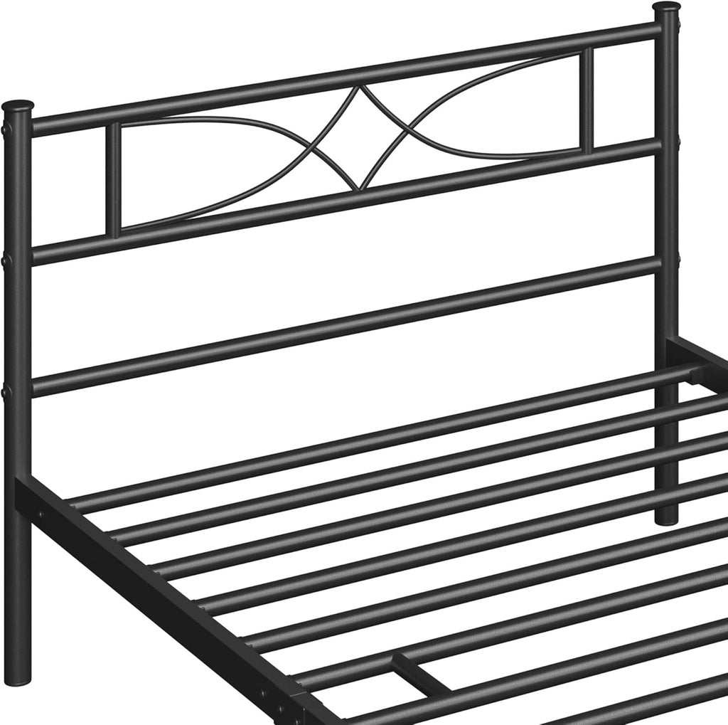 Twin Size Metal Bed Frame with Headboard