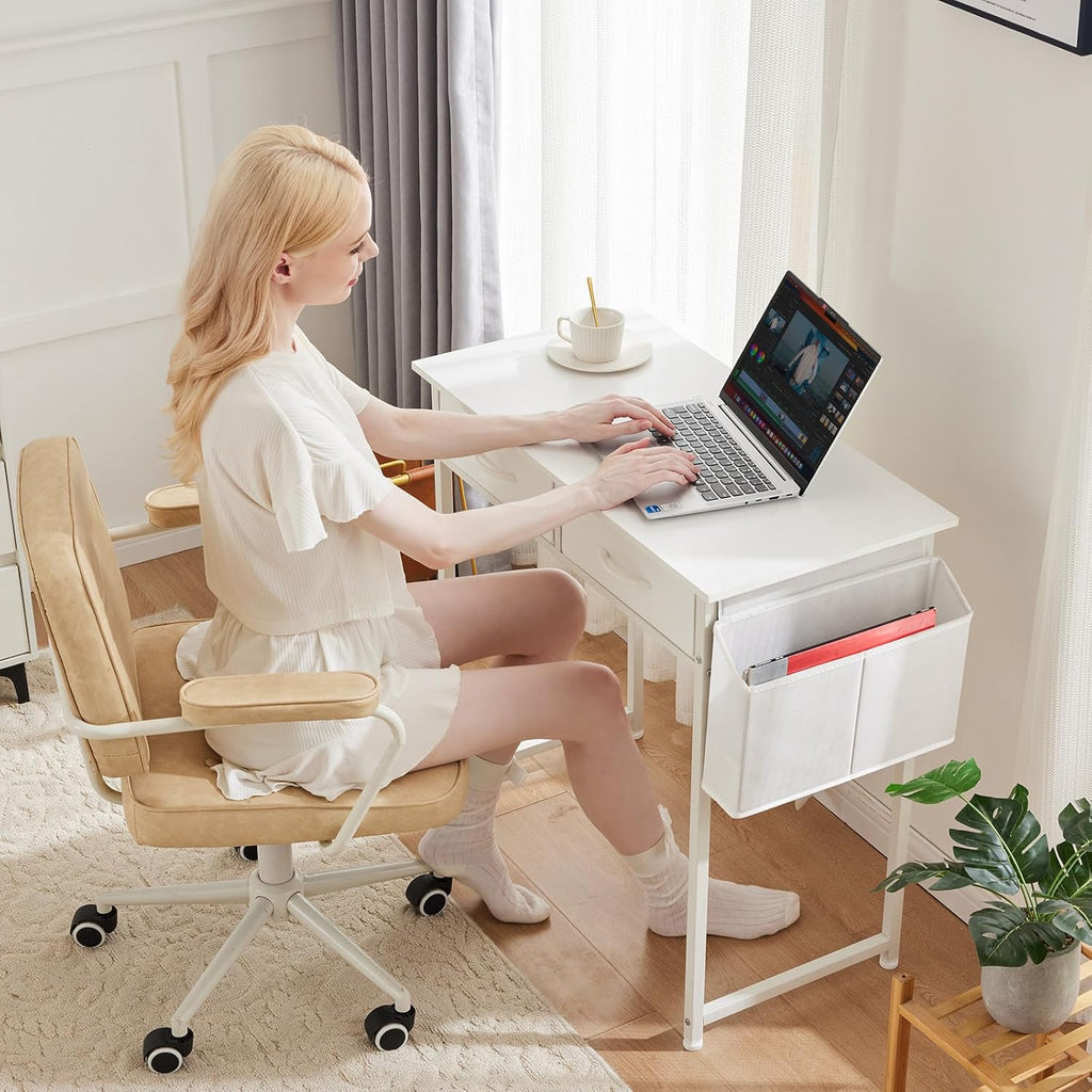 32" Home Office Computer Desk with Storage