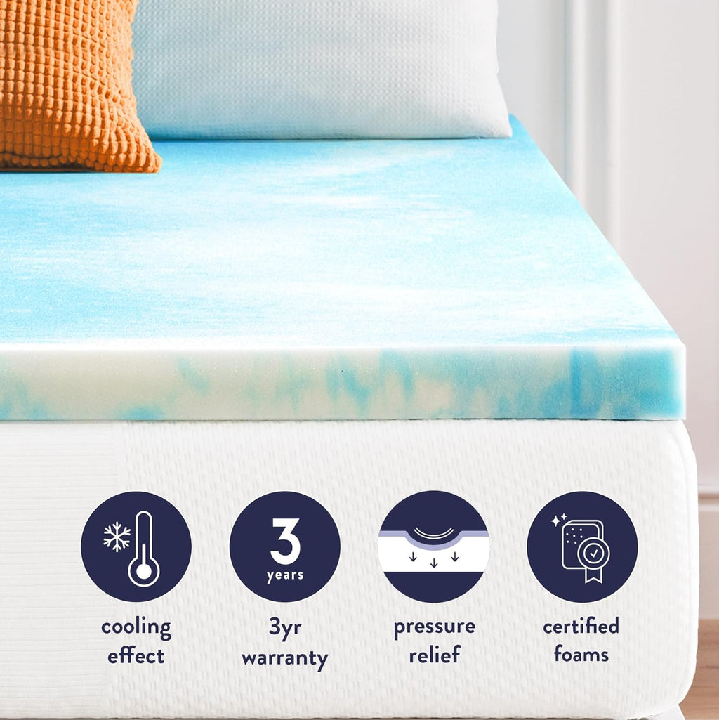 King Size Memory Foam Mattress Topper