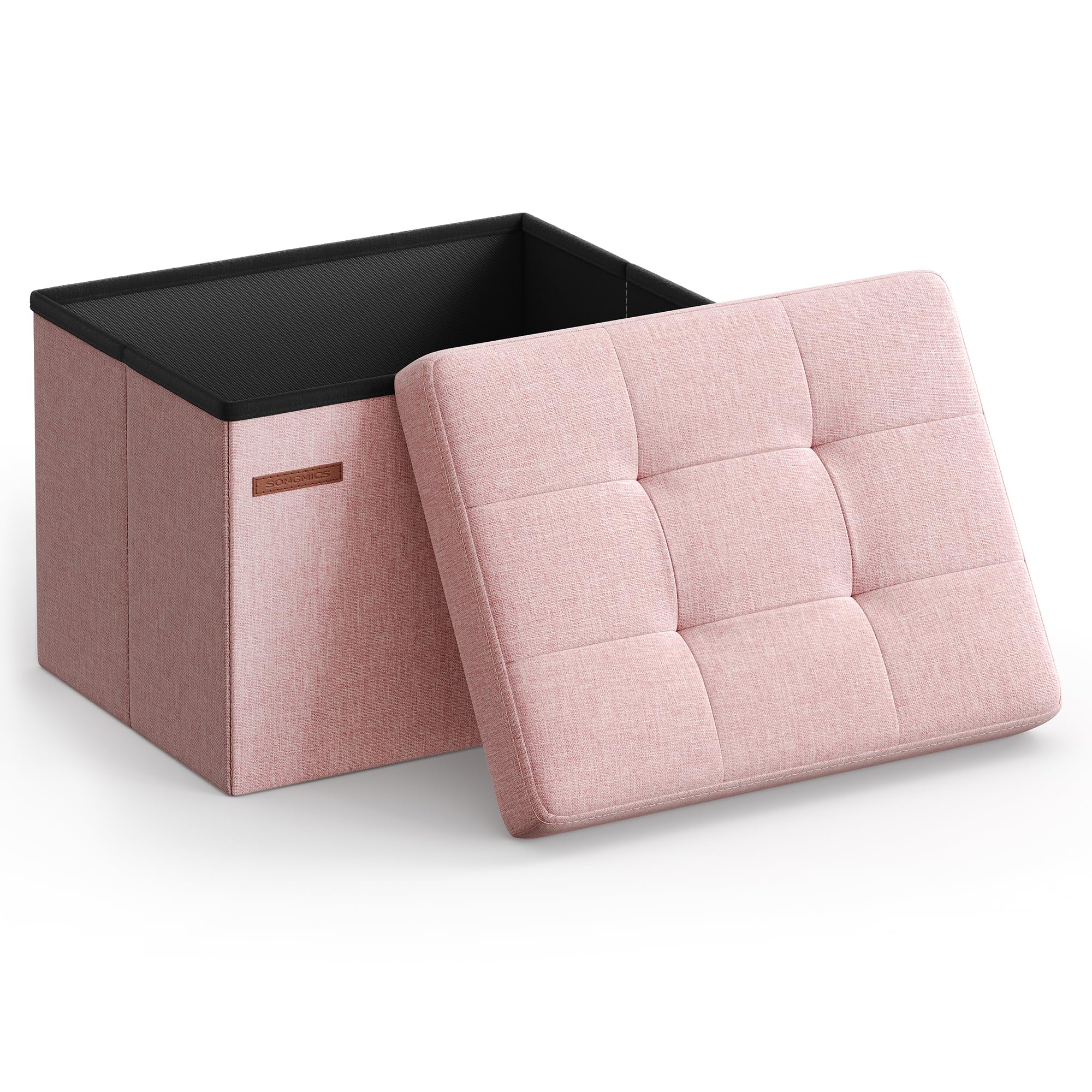 Small Folding Storage Ottoman 12.2"x16.1"