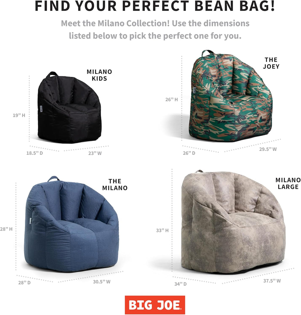 Kid's Beanbag Chair Sapphire Blue
