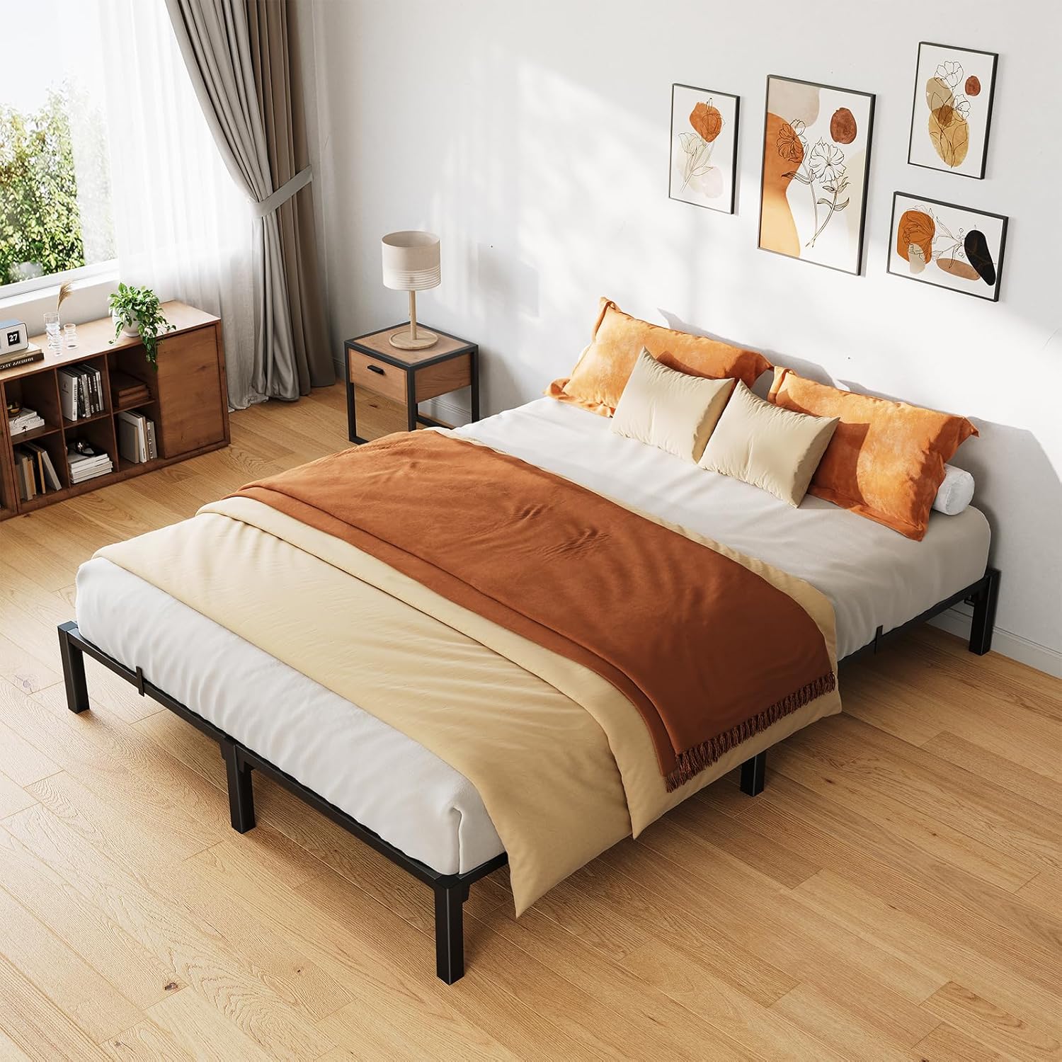Queen Tool-Free Bed Frame
