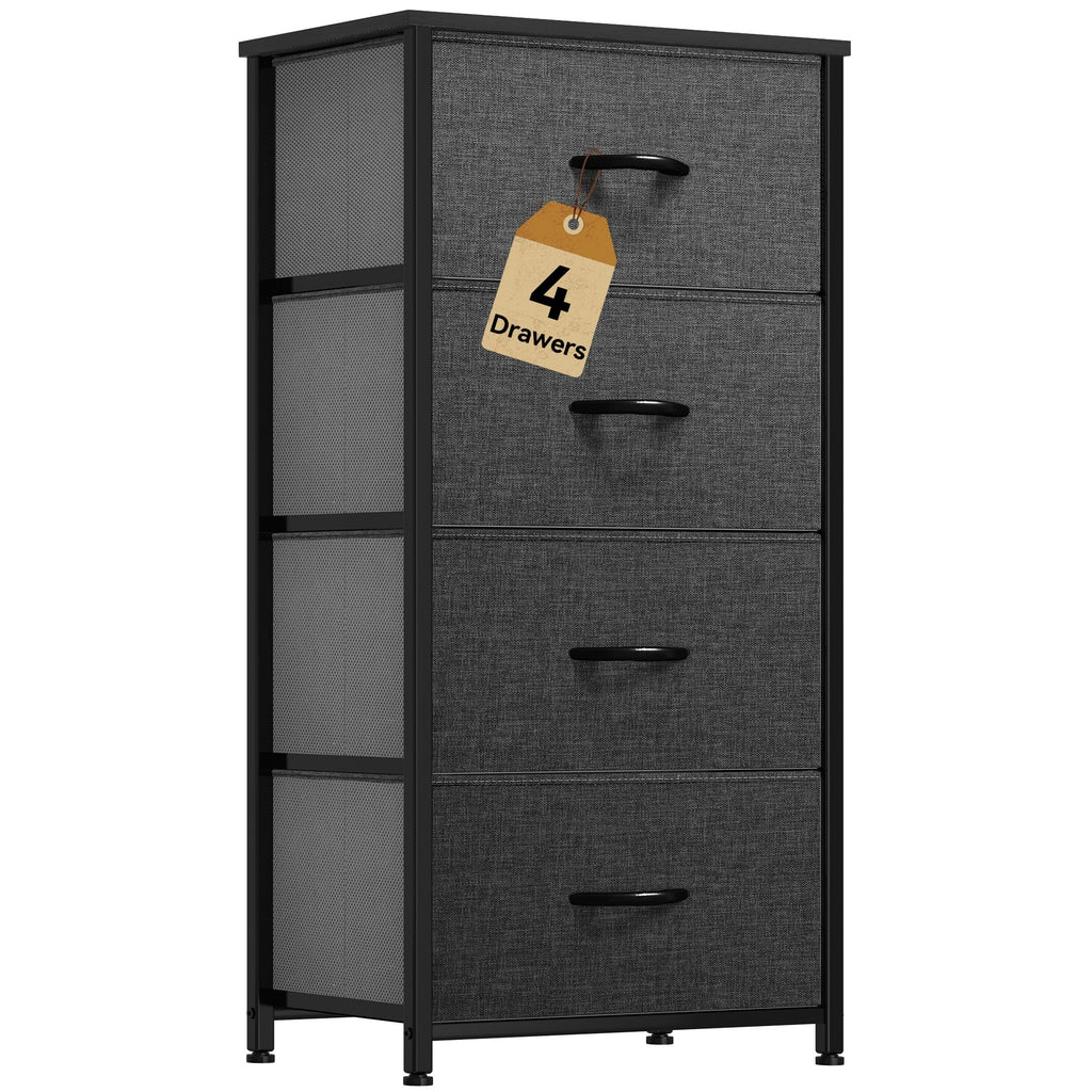 4-Drawer Fabric Storage Tower