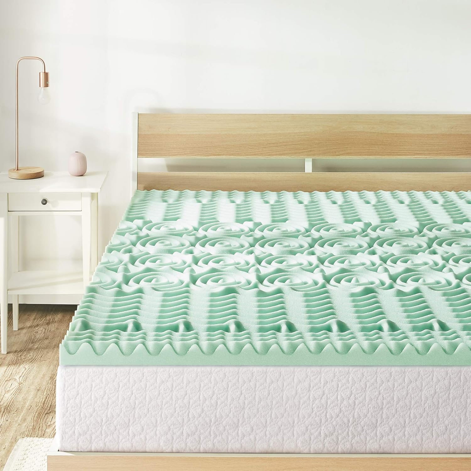 Twin Memory Foam Mattress Topper with Aloe