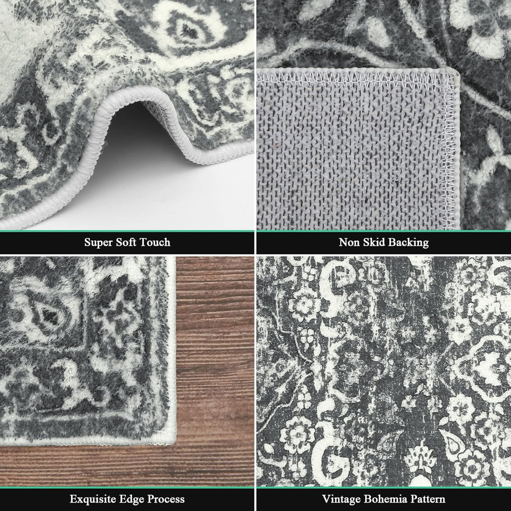 Vintage Distressed Hallway Runner Rug 2'8"x14'