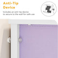 4-Drawer Dresser with Steel Frame