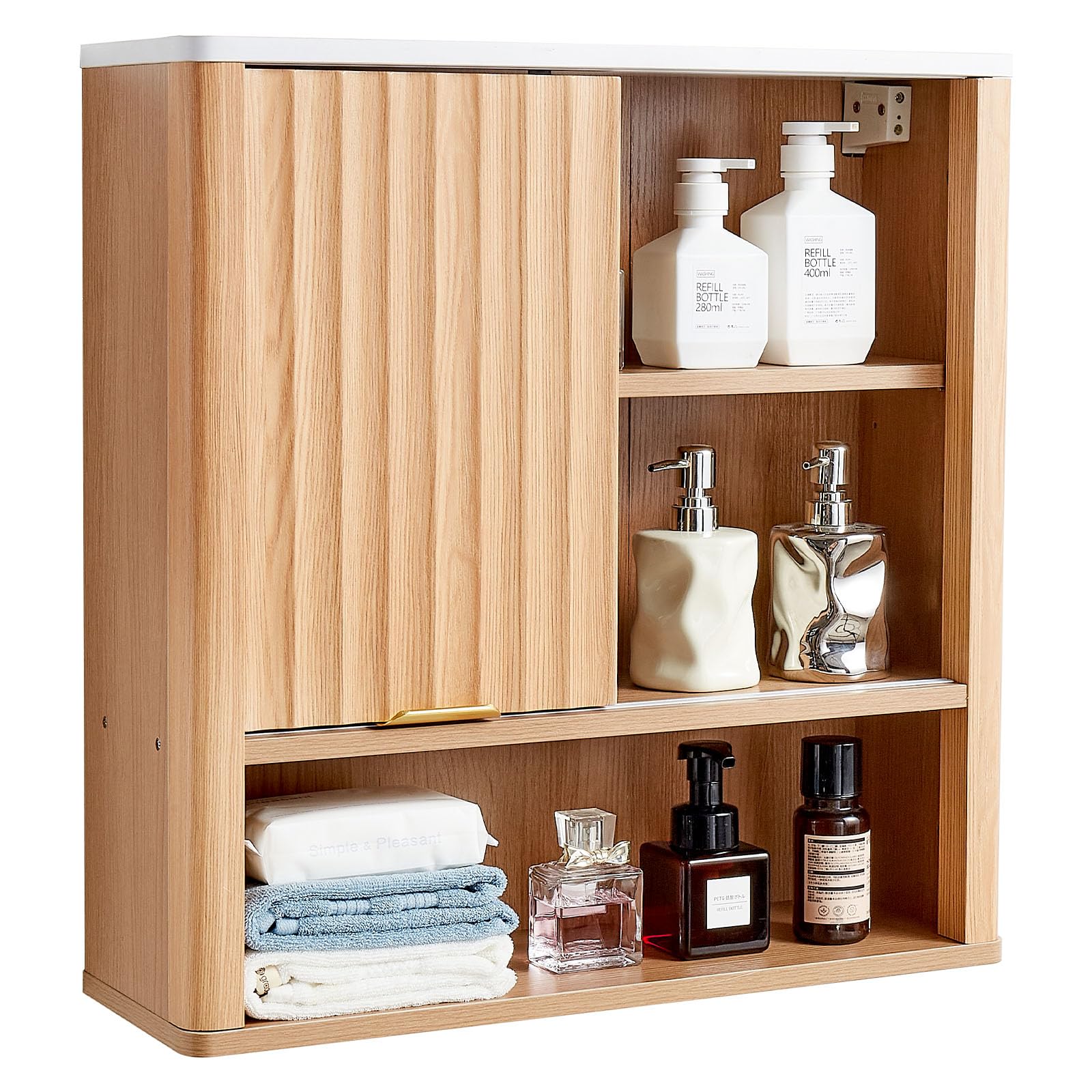 Wall Mounted Bathroom Cabinet with Shelf