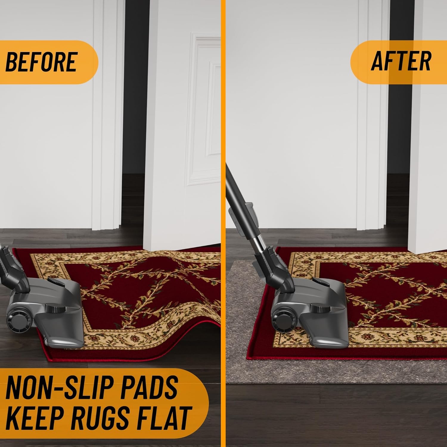 4' x 8' Non-Slip Rug Pad Gripper - Dual Surface