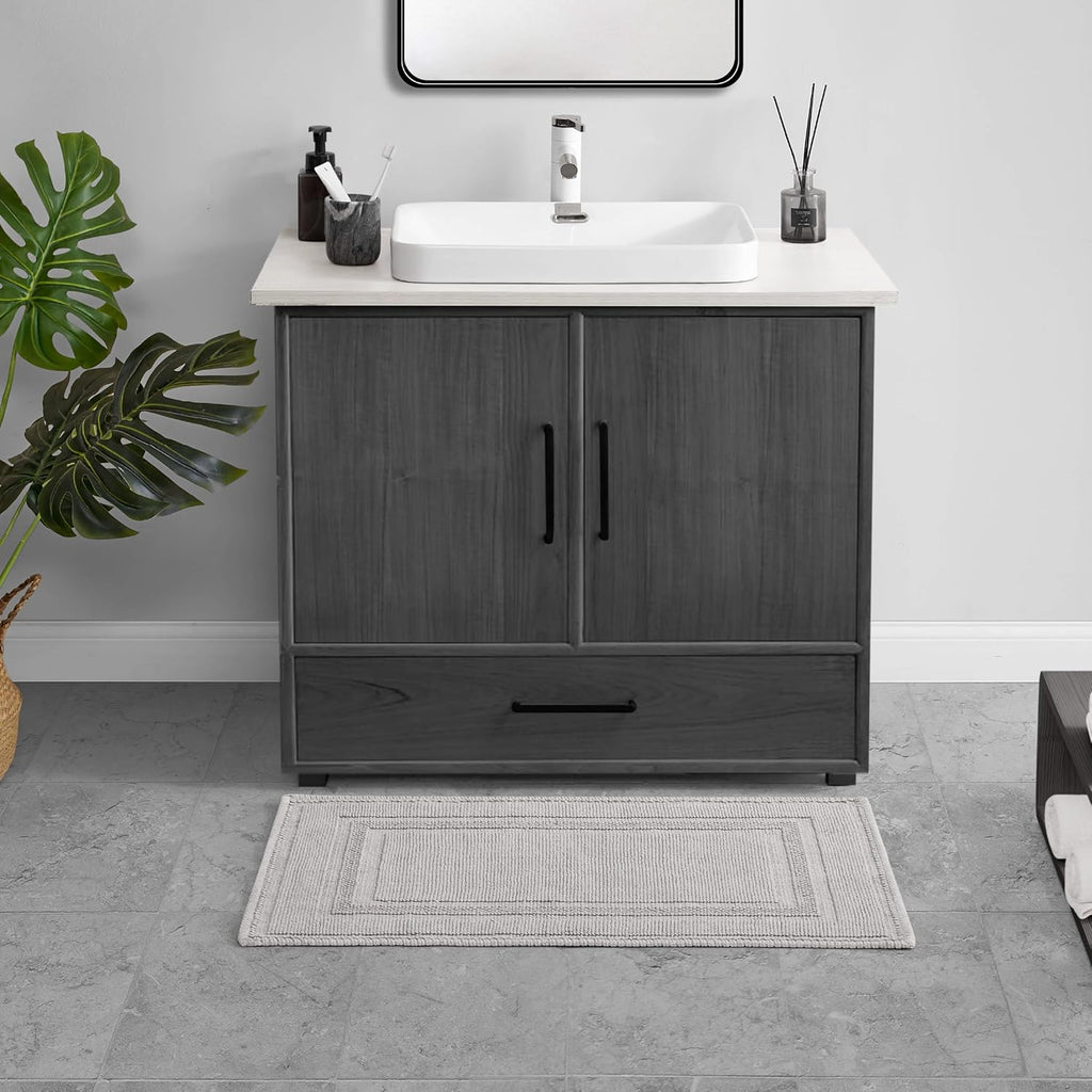 Stonewash Bath Rug 21"x34"