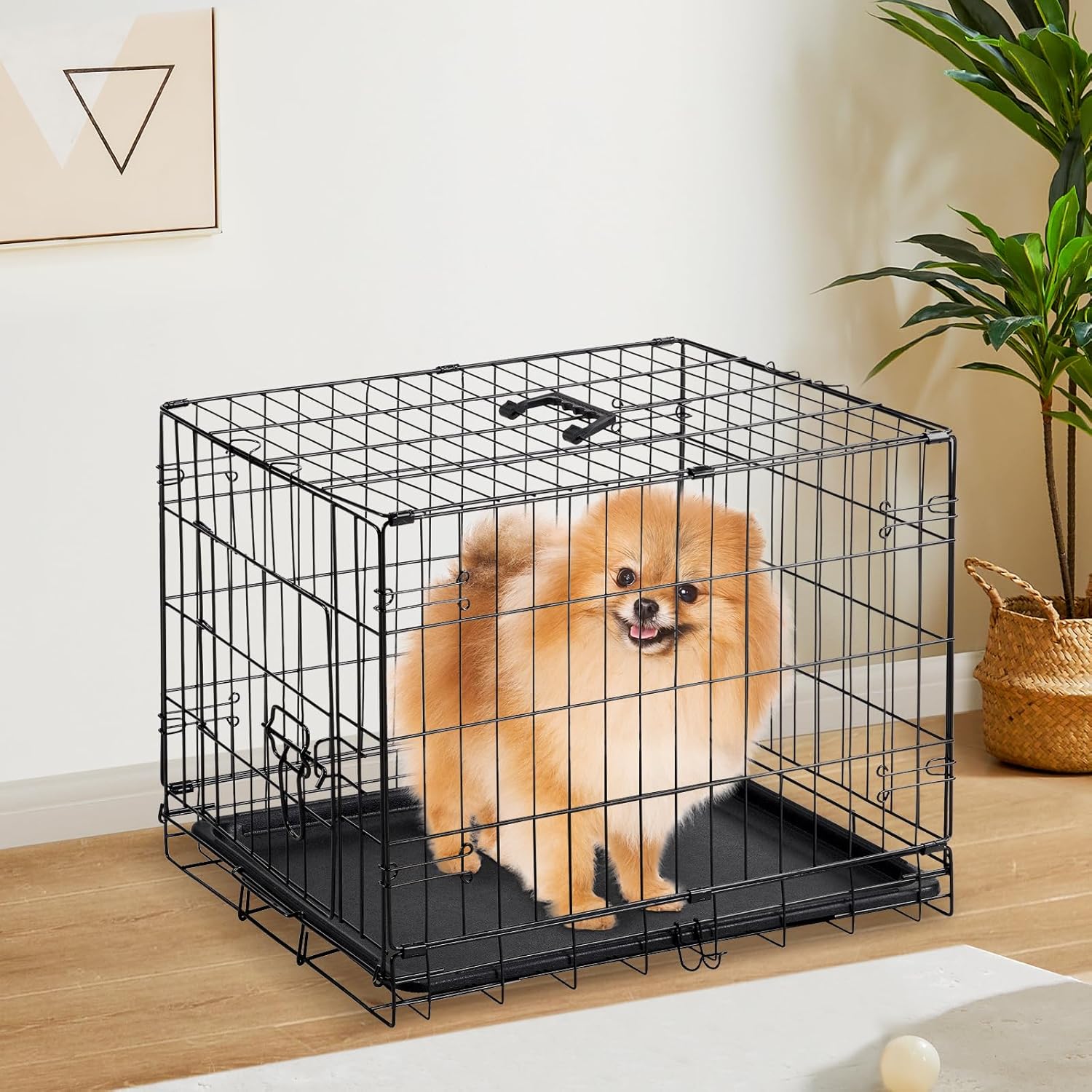 Small 24" Metal Dog Crate