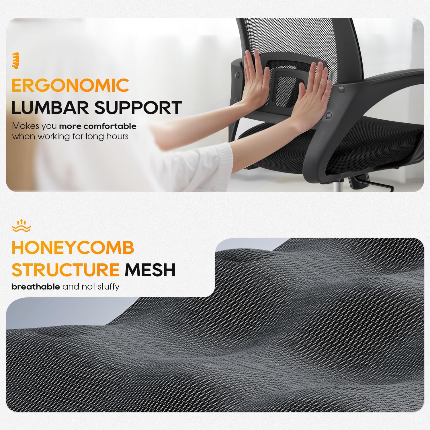 Ergonomic Office Chair with Lumbar Support