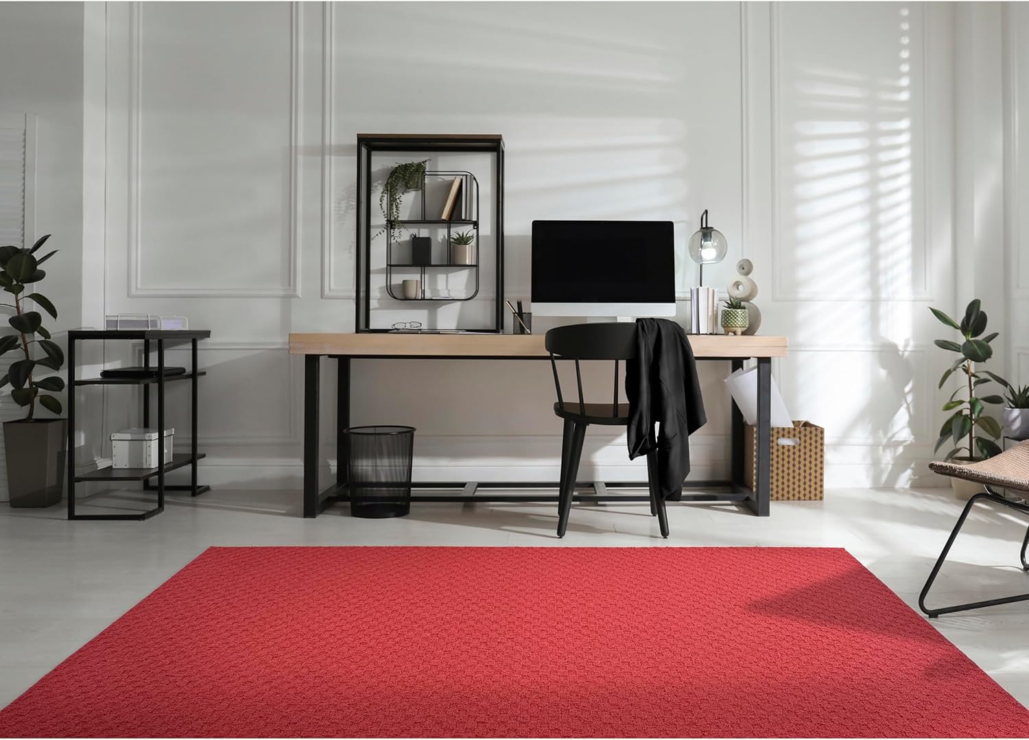 9' x 12' Chili Pepper Red Area Rug