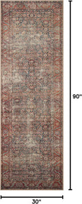 Runner Rug 2'-6" x 7'-6" Onyx/Multi