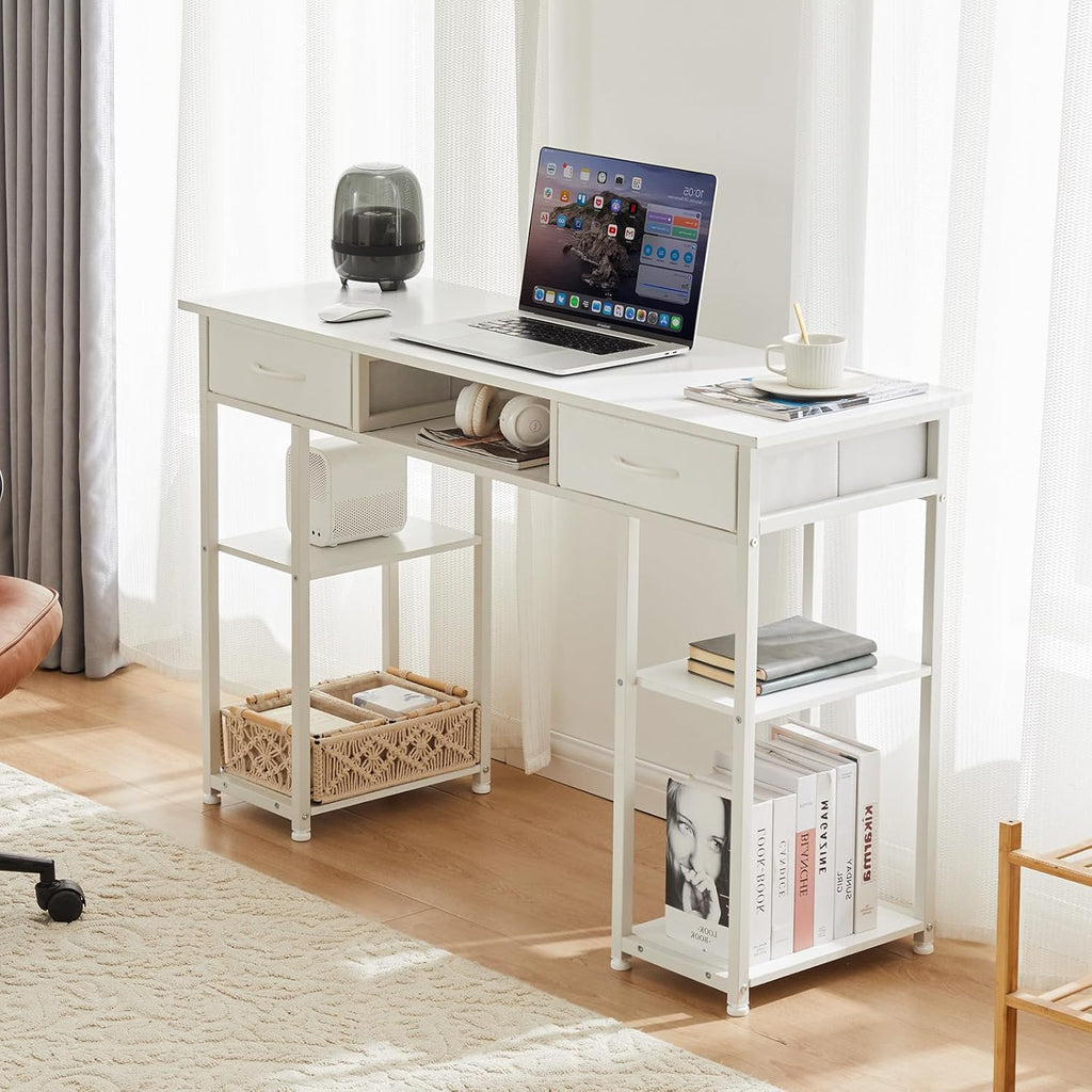 48" Small Computer Desk with Drawers