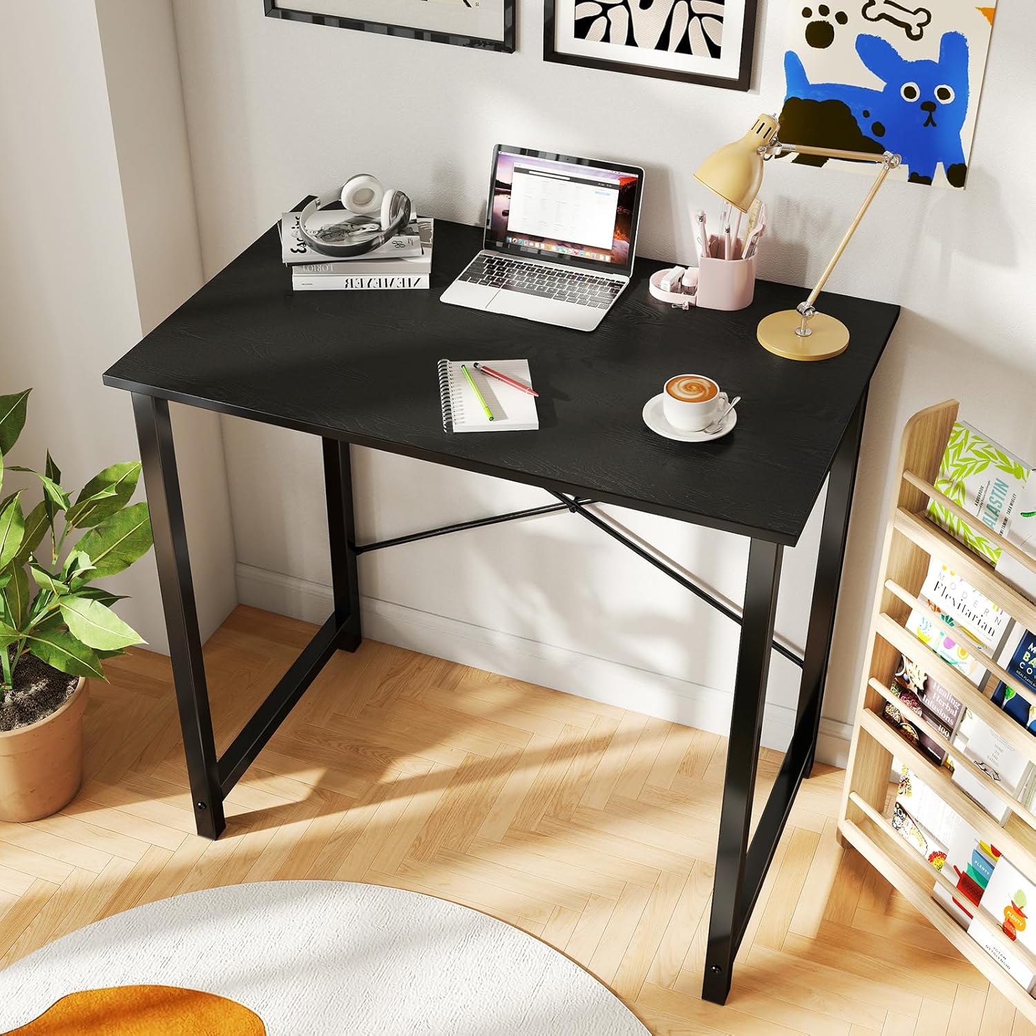 Small Computer Desk 32" Modern Style