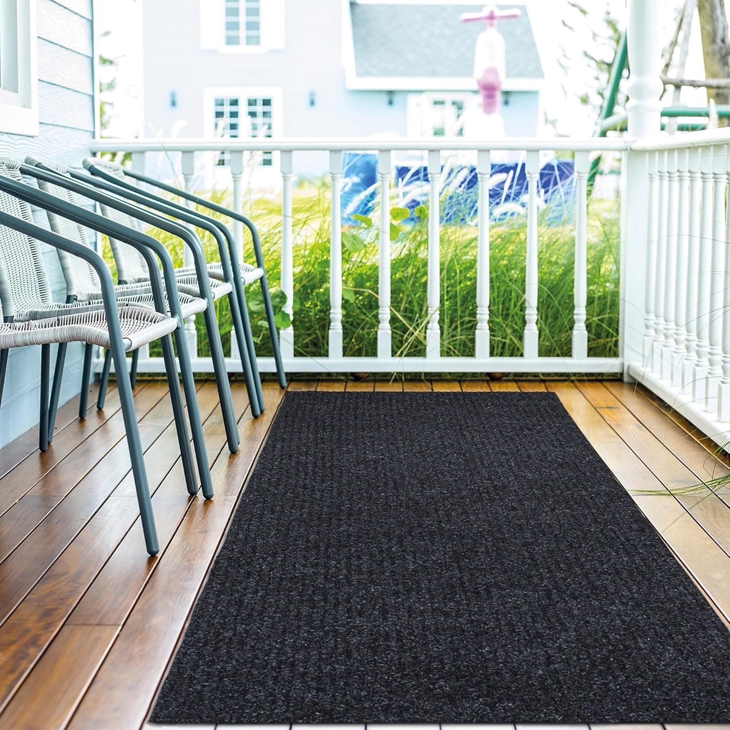 2' x 6' Hallway Runner Rug with Non-Slip Backing