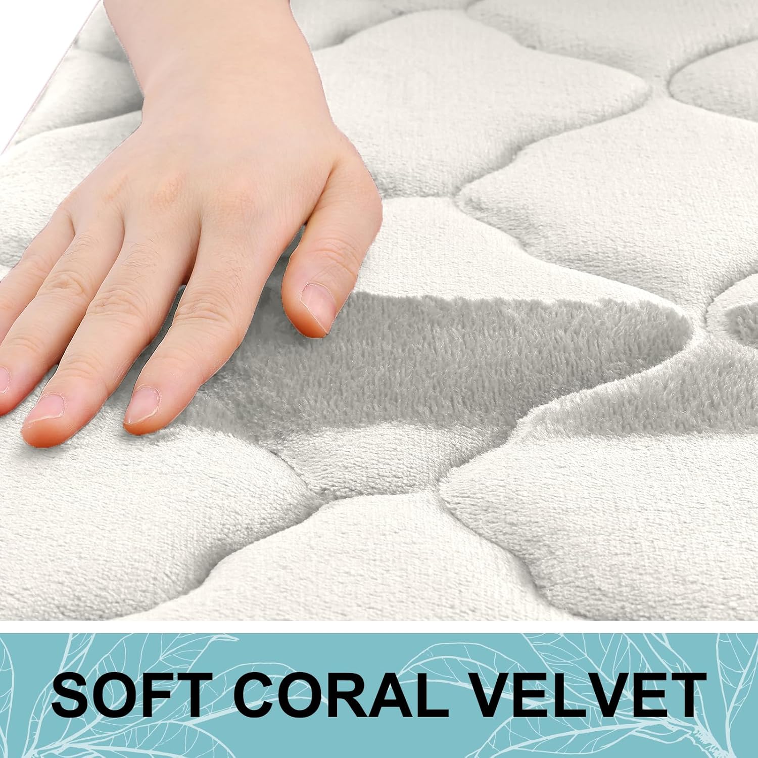 Memory Foam Bath Mat 24x16
